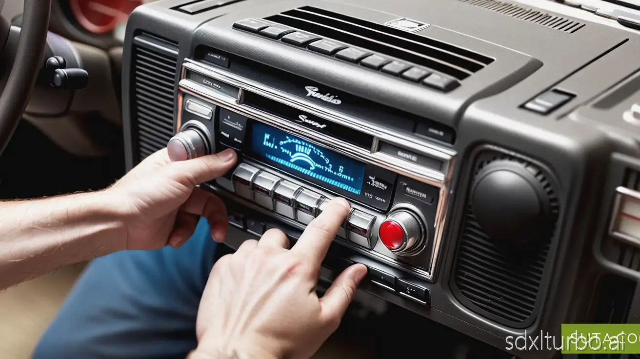 Create an image about Protecting a Car Radio Against Battery Surges