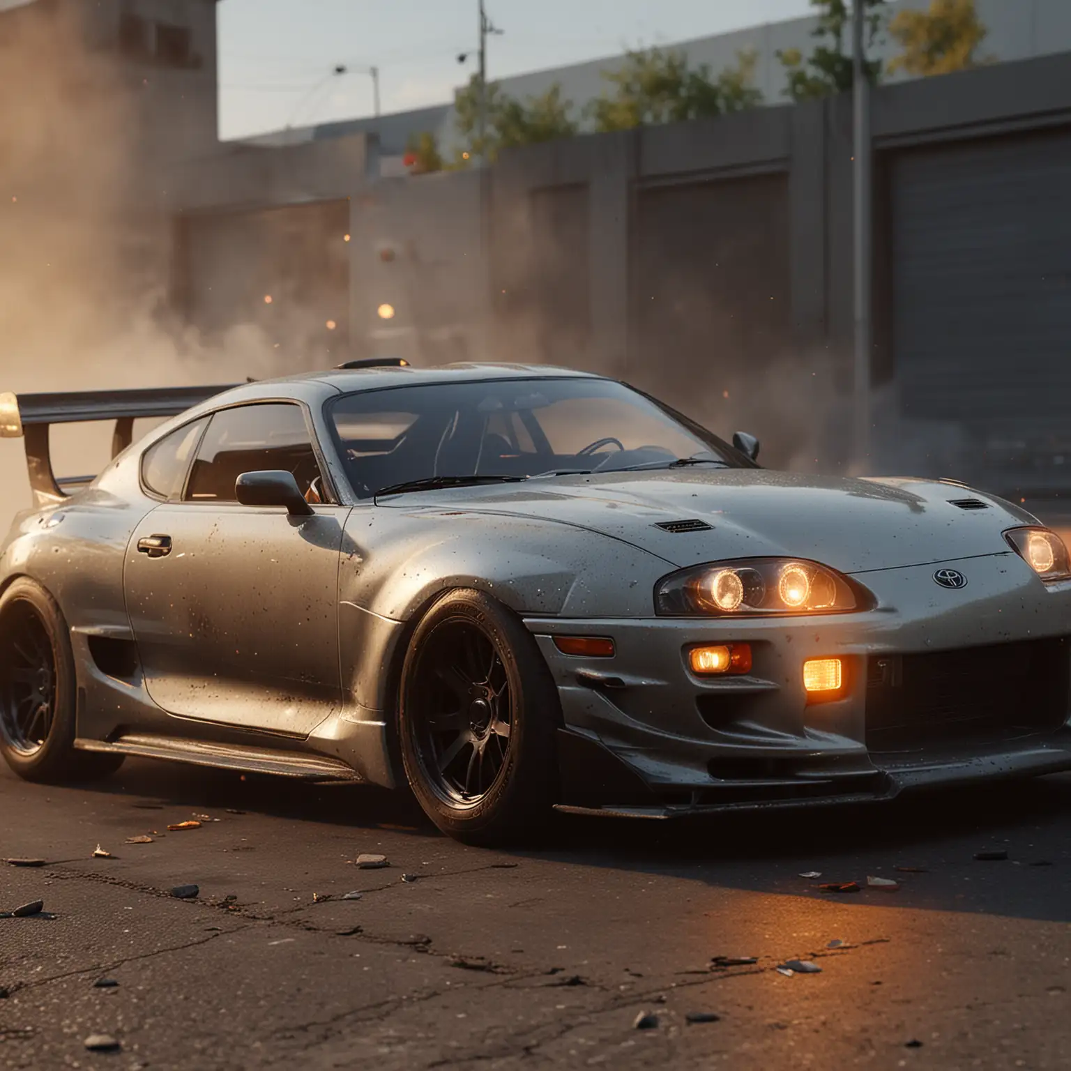 Realistic-4K-Toyota-Supra-mk4-with-FireSpitting-Exhaust