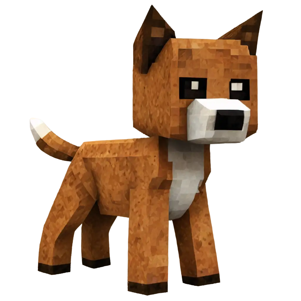 PNG-Image-of-Minecraft-Animal-Dog-Craft-Your-Virtual-Companion