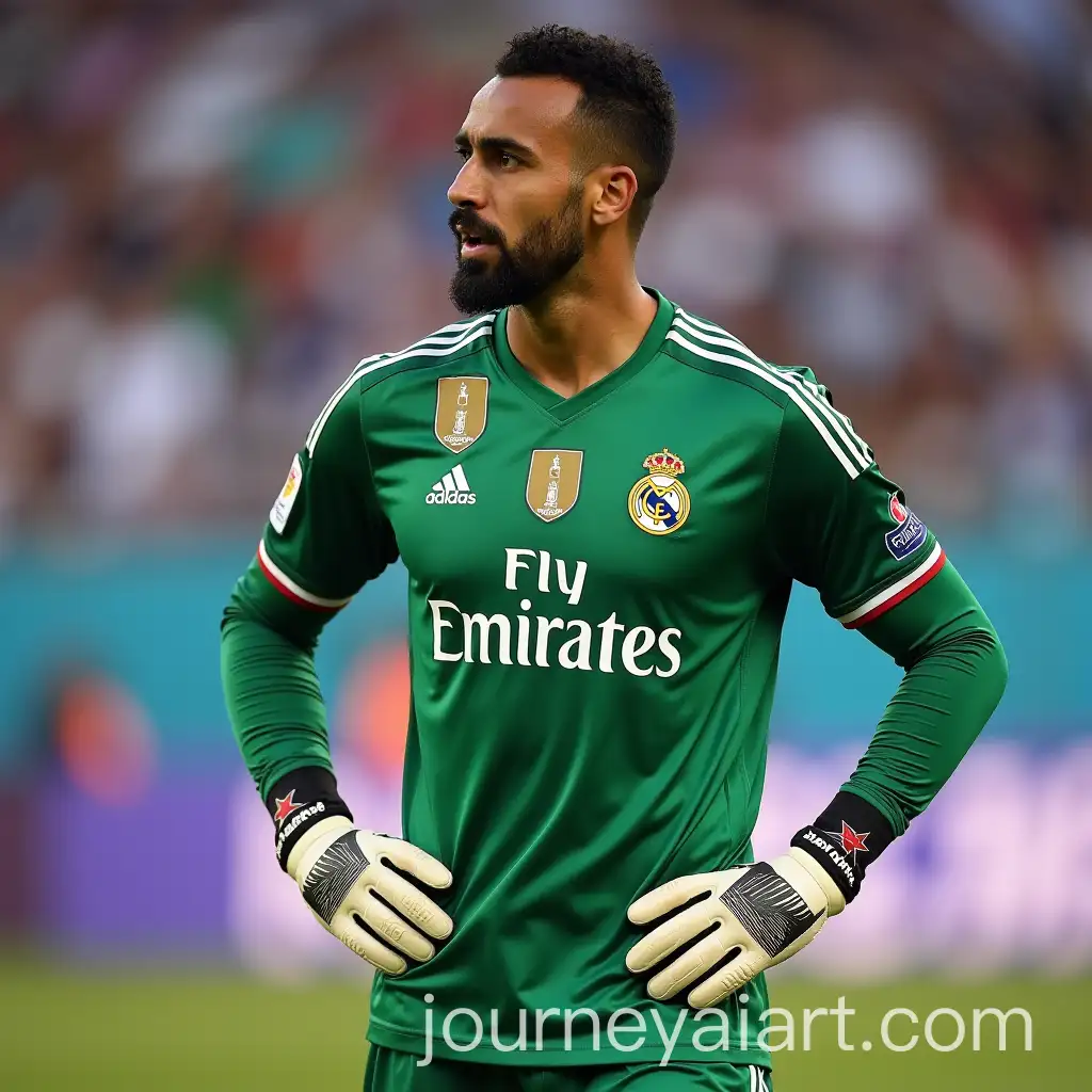 Goalkeeper-Jalal-Hassan-of-Iraq-in-Real-Madrid-Shirt