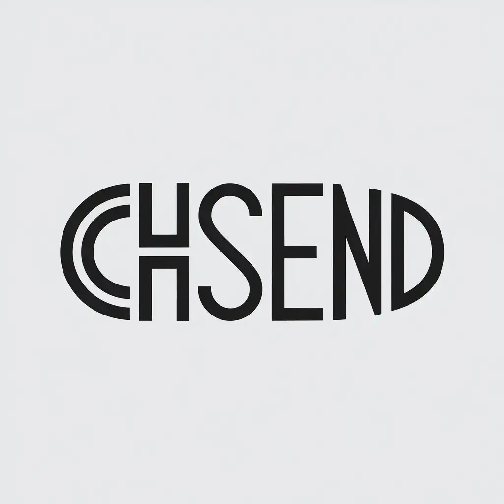 LOGO-Design-for-CHSEND-Minimalistic-Entertainment-Industry-Emblem-with-Clear-Background