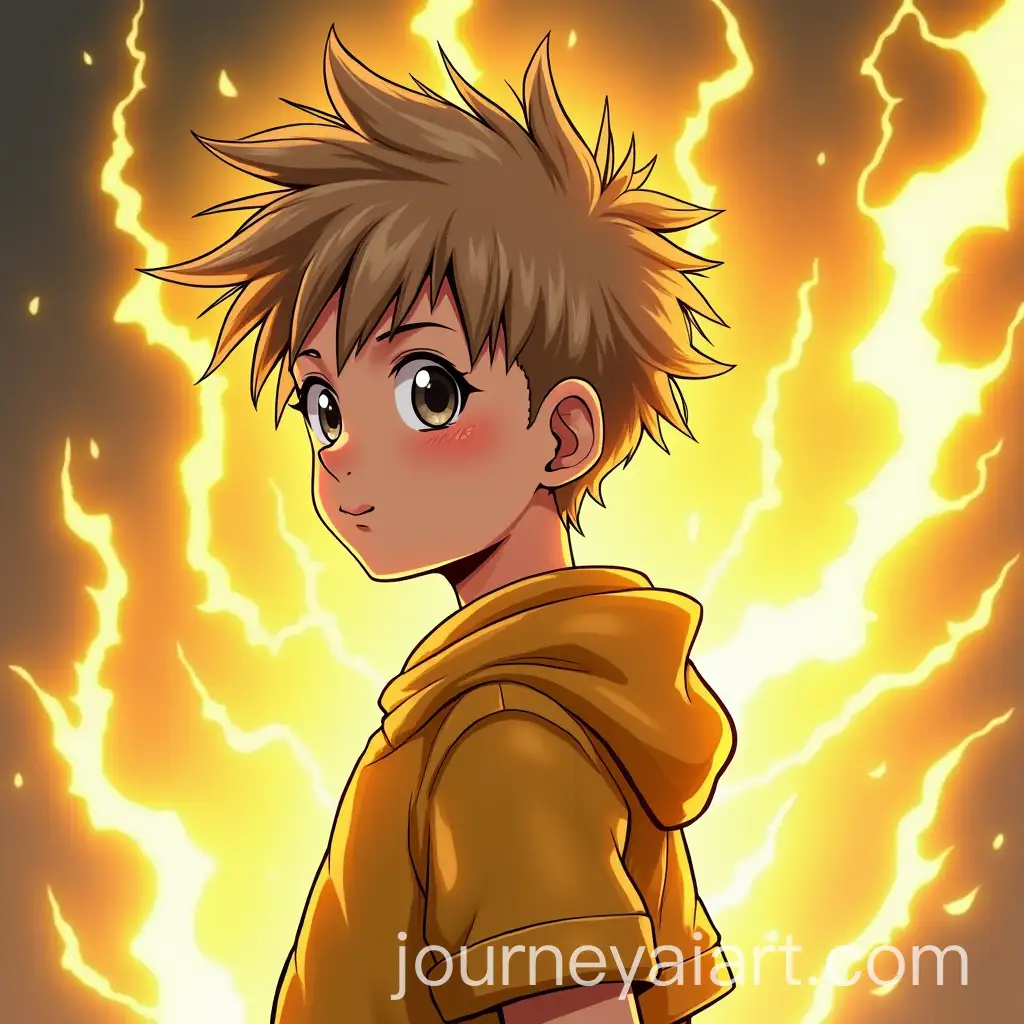Teenage-Boy-with-Electric-Powers-in-Anime-Style