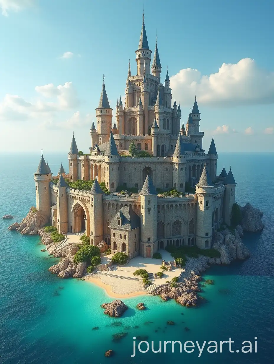 Majestic-Castle-of-Atlantis-Surrounded-by-Mystical-Waters