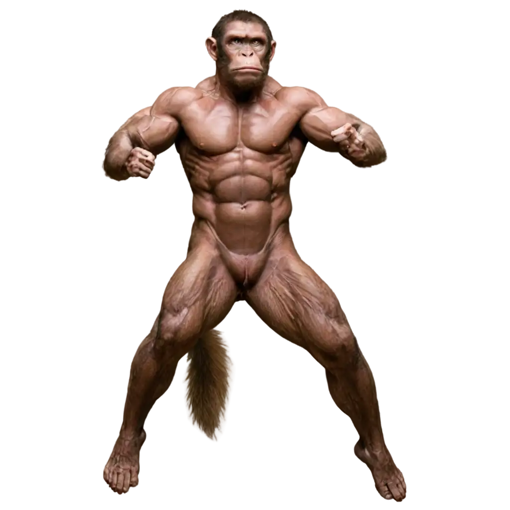 HighQuality-Monkey-Muscle-PNG-Image-for-Versatile-Use