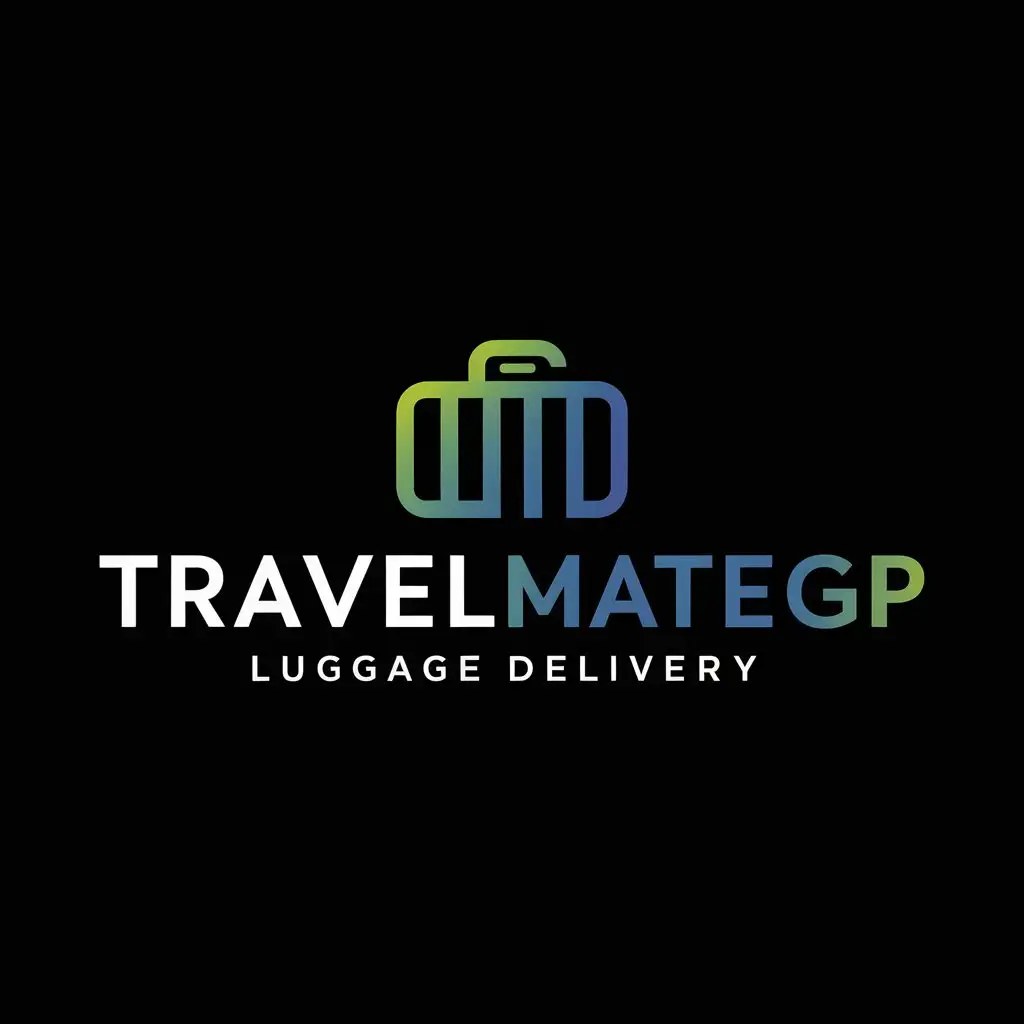 TravelMateGP Luggage Delivery Service Logo Design