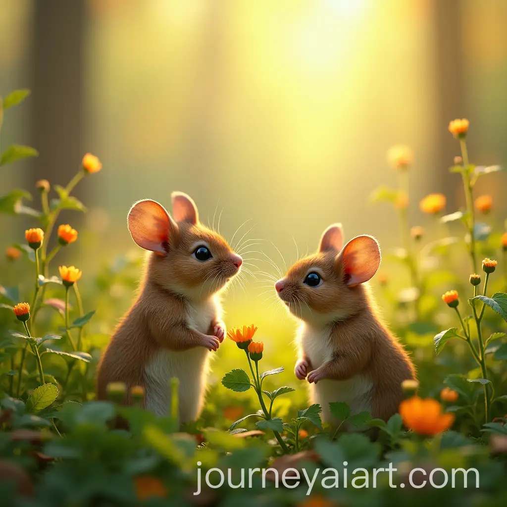 Mice-Gathering-Harvest-in-Autumn-Meadow