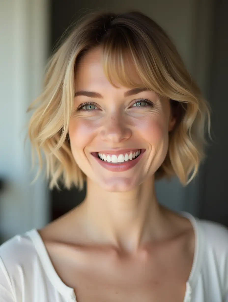 Happy-Gorgeous-Woman-with-Short-Gradient-Hair-and-Pale-Skin