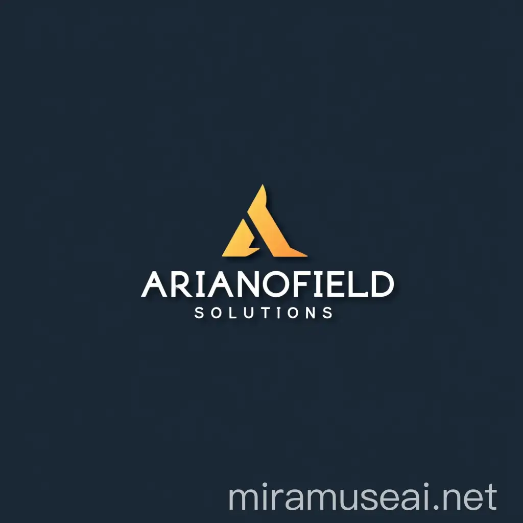 Modern Logo Design for Arianofield Solutions Logistics Company