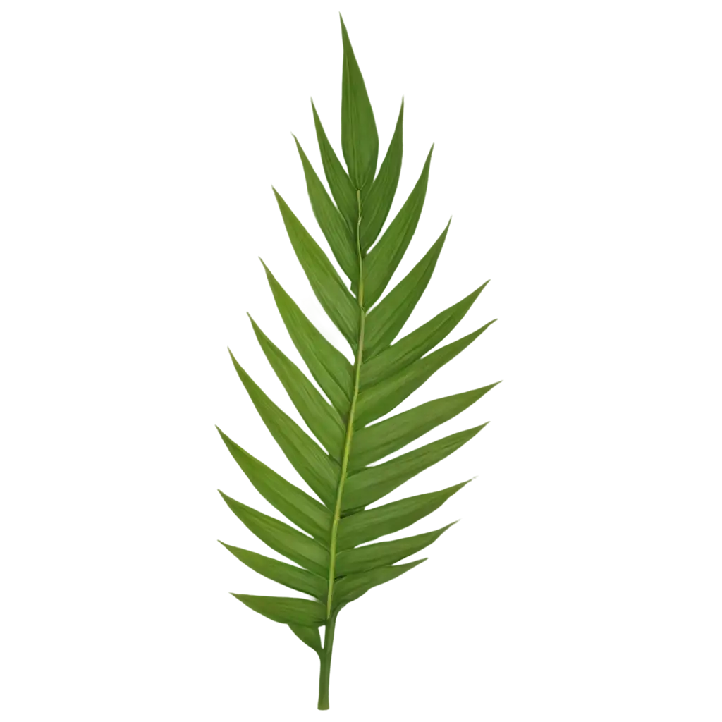 Enhance-Your-Content-with-a-HighQuality-PNG-Image-of-an-Oil-Palm-Leaf-Frond