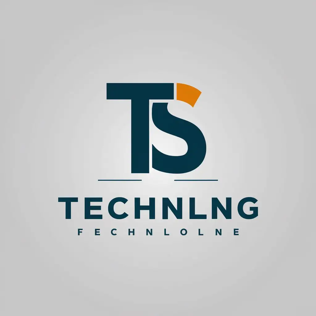 a vector logo design,with the text "TS", main symbol:TS,Minimalistic,be used in Technology industry,clear background