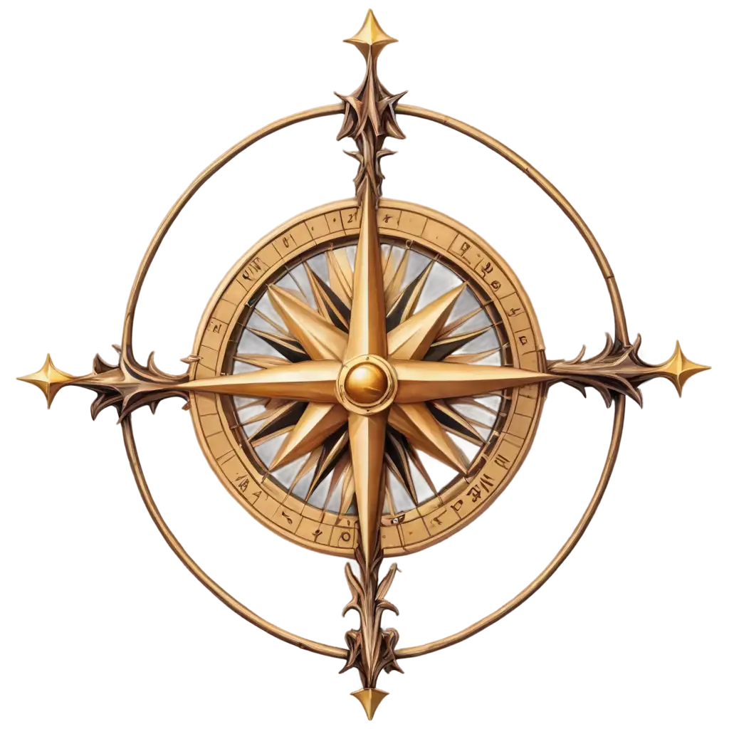 Explore-the-Compass-of-the-North-Star-in-Stunning-PNG-Format