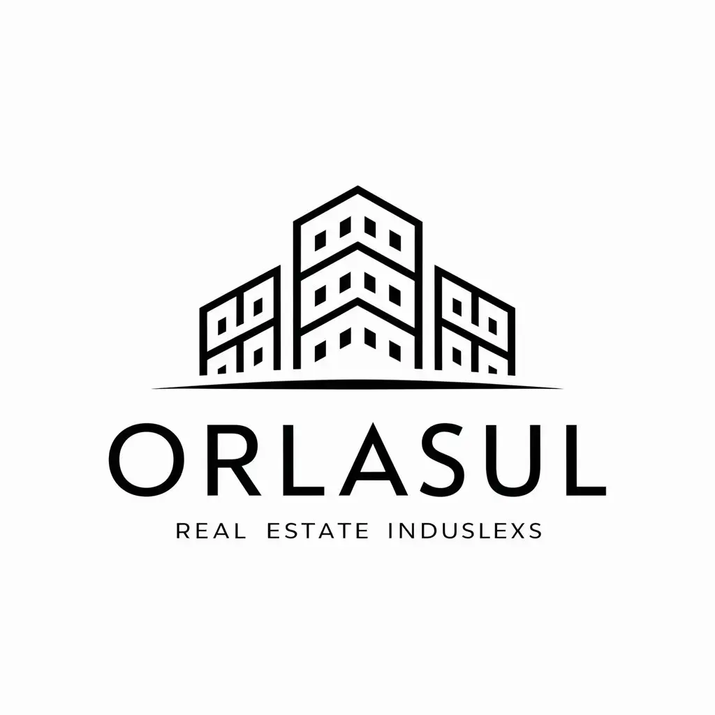 LOGO Design For OrlaSul Real Estate Vector Logo with Clear Background