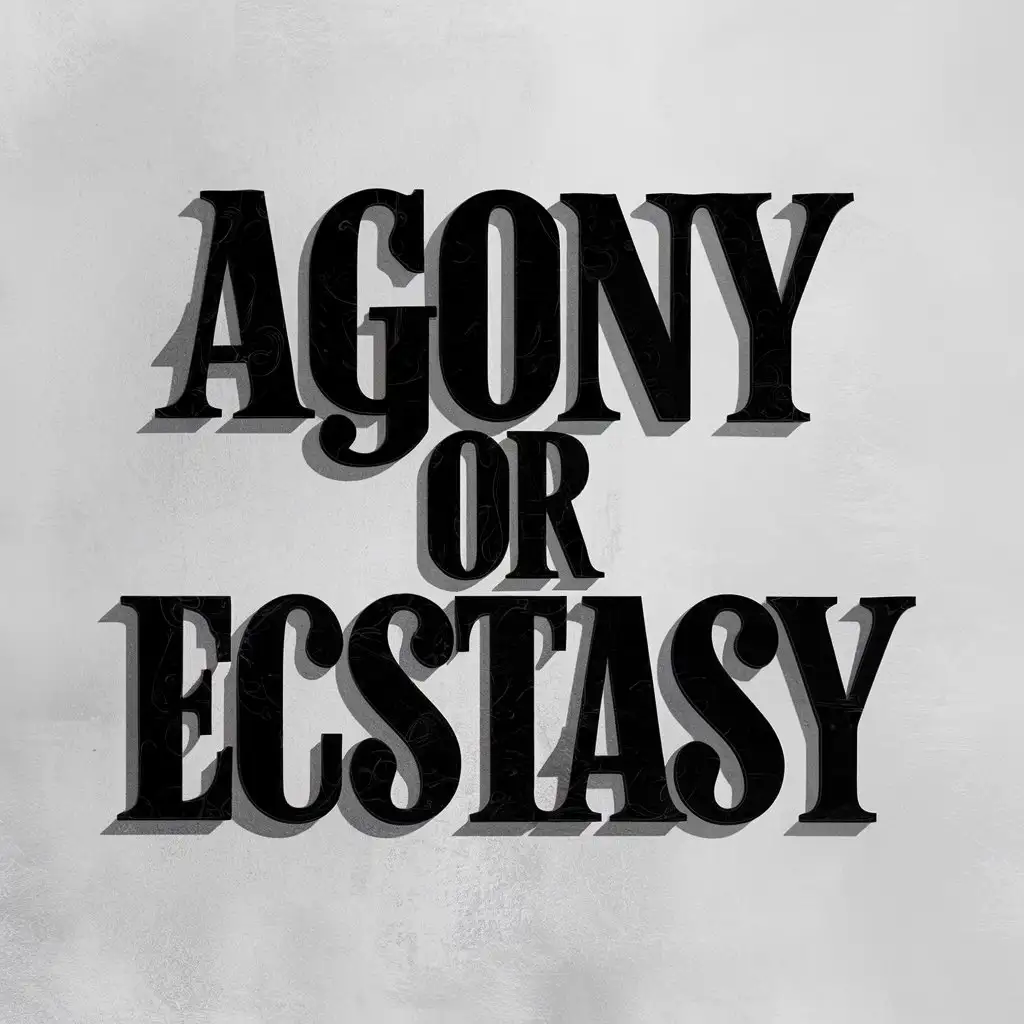 Agony-or-Ecstasy-Typeface-in-Black-Text-with-Offset-Printing-Effects