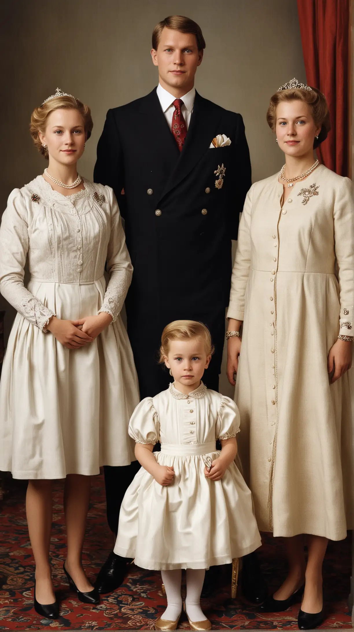 Norwegian Royal Family Portrait in the 20th Century