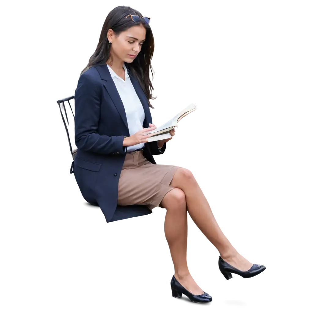 Lady-Reading-Books-PNG-HighQuality-Transparent-Image-for-Various-Creative-Uses