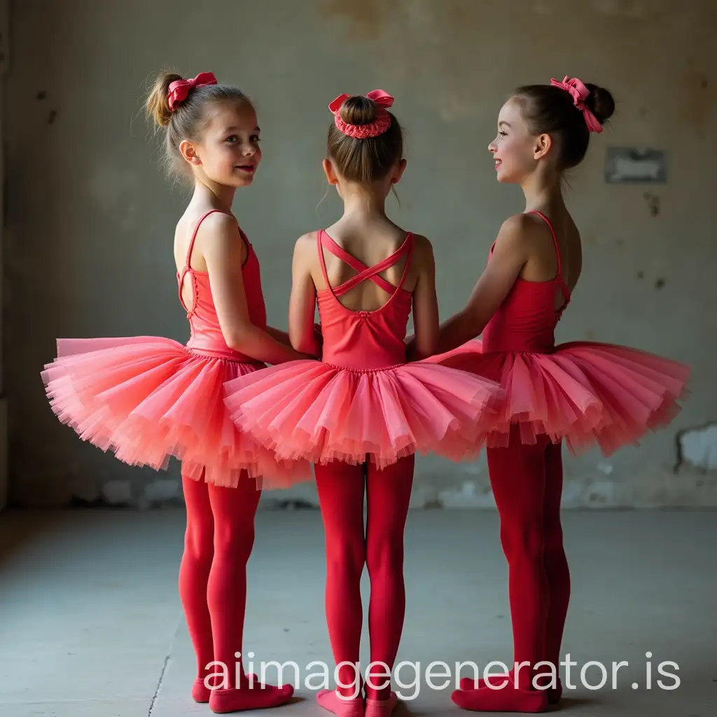 Three-Teen-Girls-in-Swan-Lake-Tutus-and-Red-Wool-Pantyhose