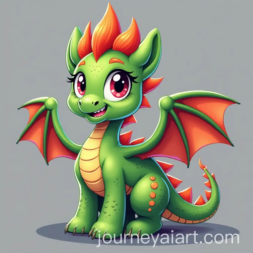 Spike-the-Dragon-from-My-Little-Pony-in-a-Playful-Pose