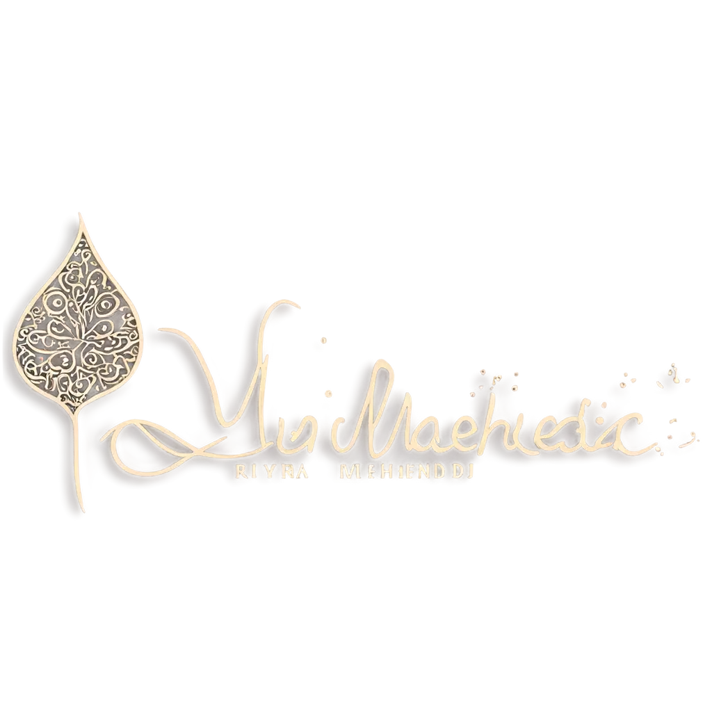 Riya-Mehendi-Logo-Design-PNG-for-Henna-Artist-Elegant-Artistic-and-HighQuality-Branding-Image