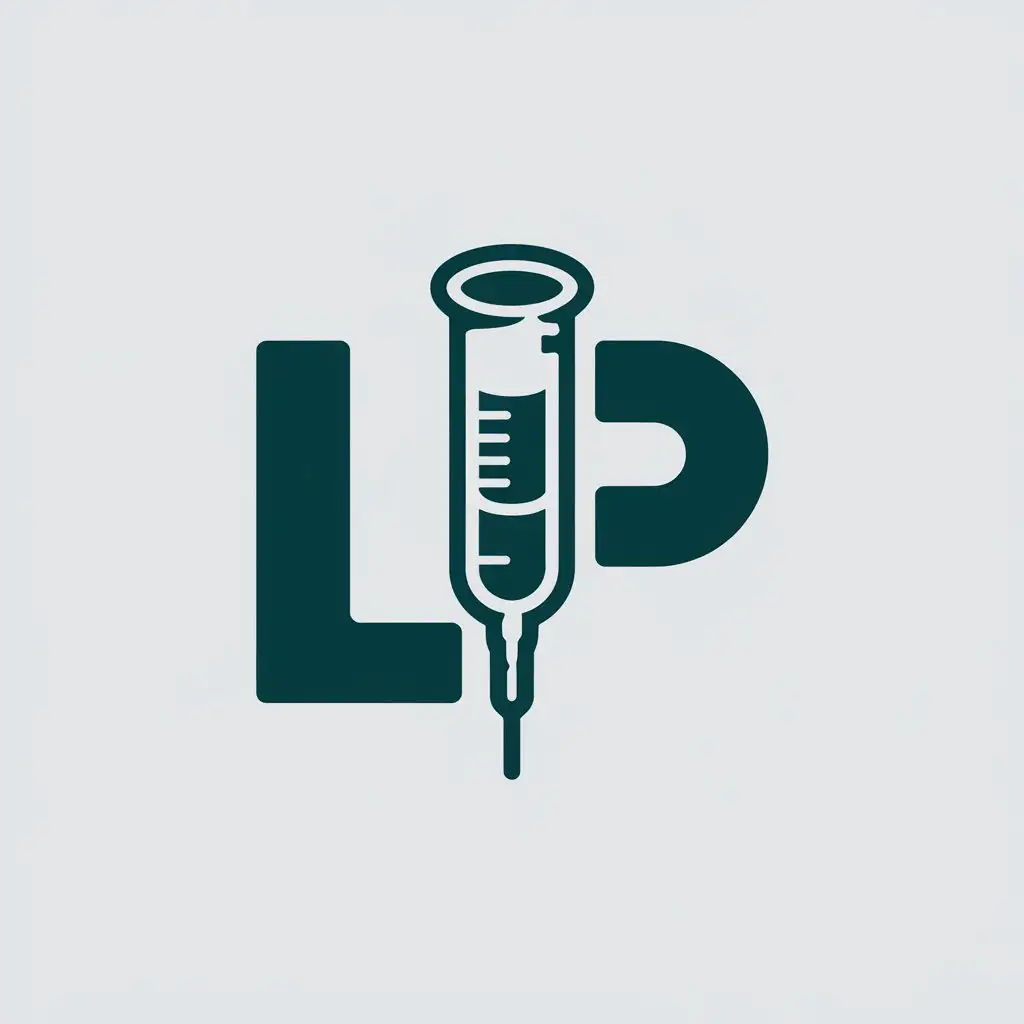 LOGO Design for LP Medical Biological Drugs Injections with Complex Symbol for Retail Industry