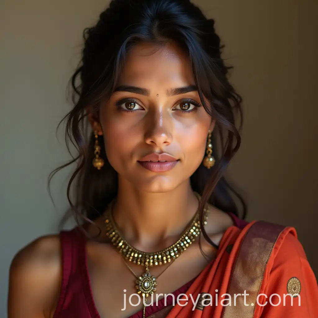 South-Indian-Girl-WearingAI-Art-Prompt-Expansion-Traditional-Necklace