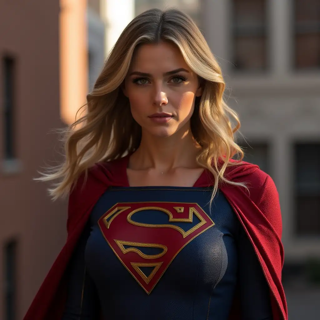 Supergirl-TV-Series-Character-in-Action-Pose