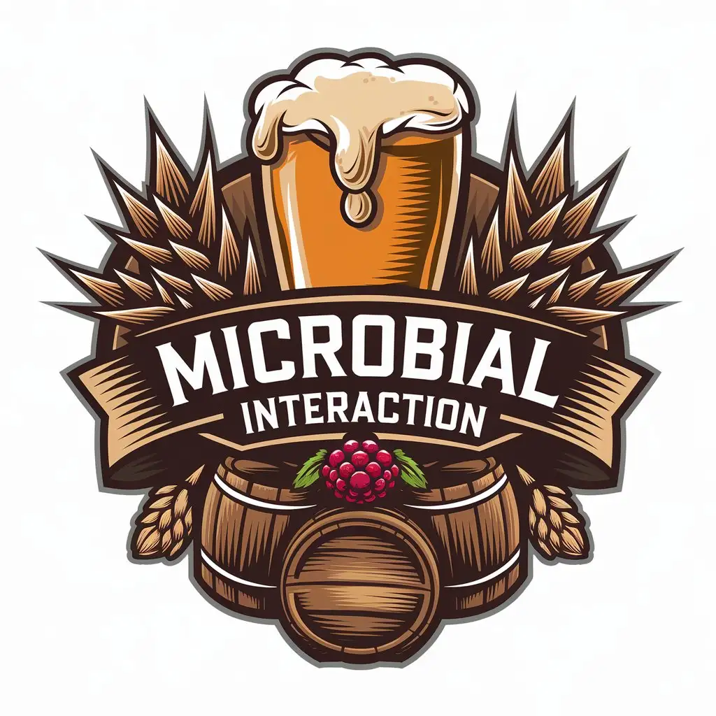 LOGO-Design-for-Microbial-Interaction-Beer-Pellicle-Barley-and-Oak-Barrels-on-Clear-Background