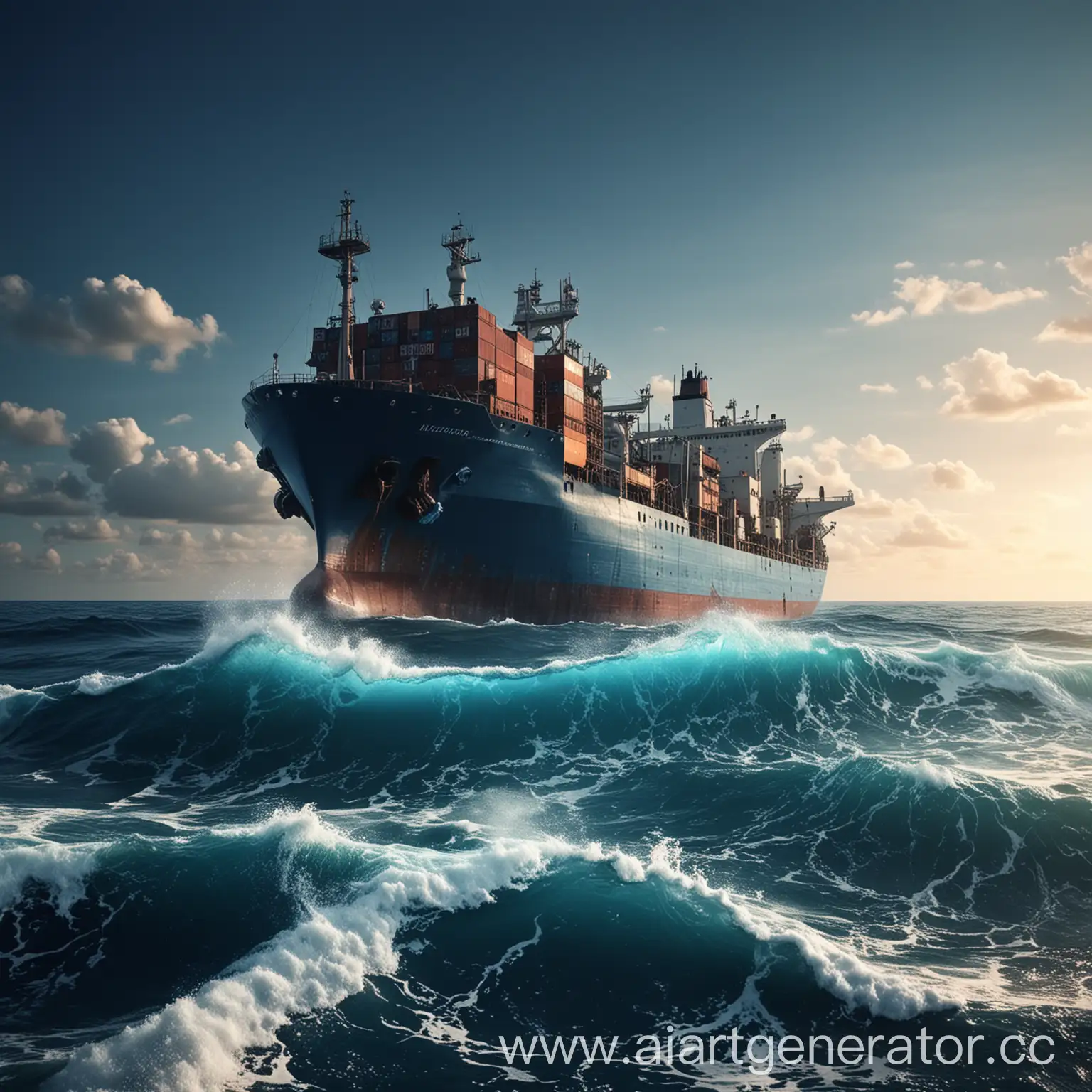 Clean-Large-Ship-on-Blue-Ocean-for-Marine-Chemistry-Cover