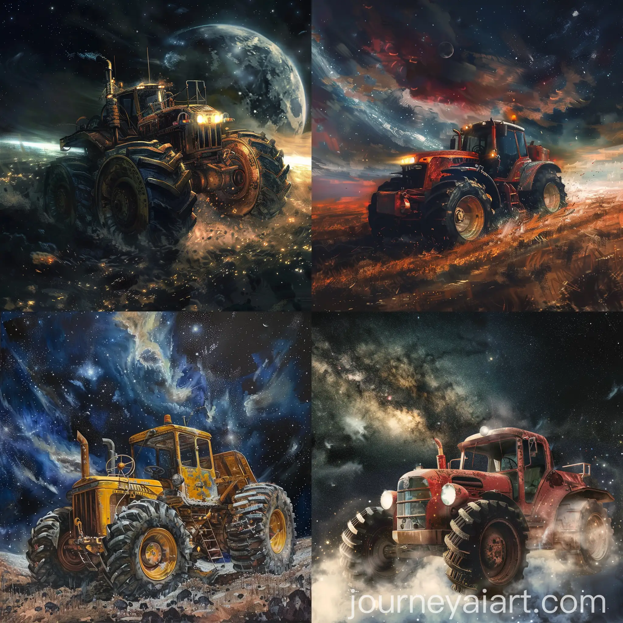 Tractor-in-Space-Exploration