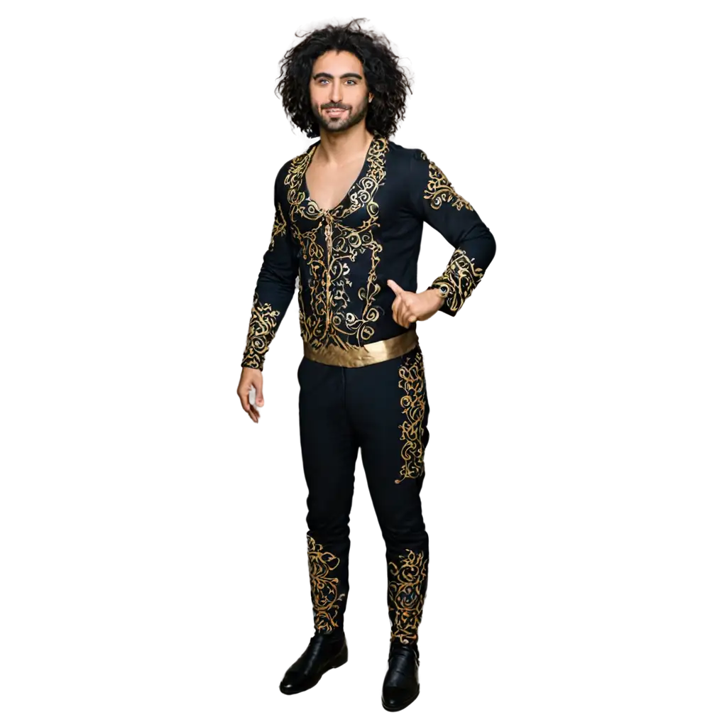 Mehdi-Terabi-in-Unique-Costume-HighQuality-PNG-Image-for-Creative-Use