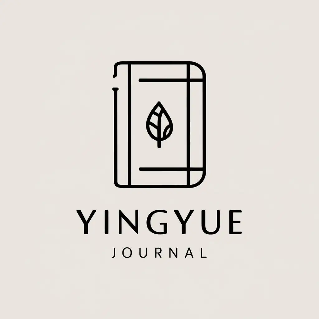 Logo-Design-for-Yingyue-Journal-Minimalistic-Notebook-Symbol-in-Home-Family-Industry