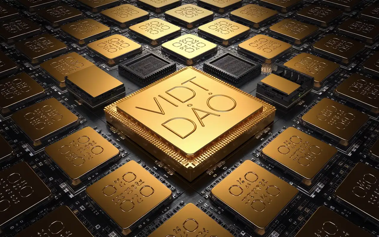 Super-Giant-Computer-with-VIDT-DAO-Written-on-Gold-Plate-Processor