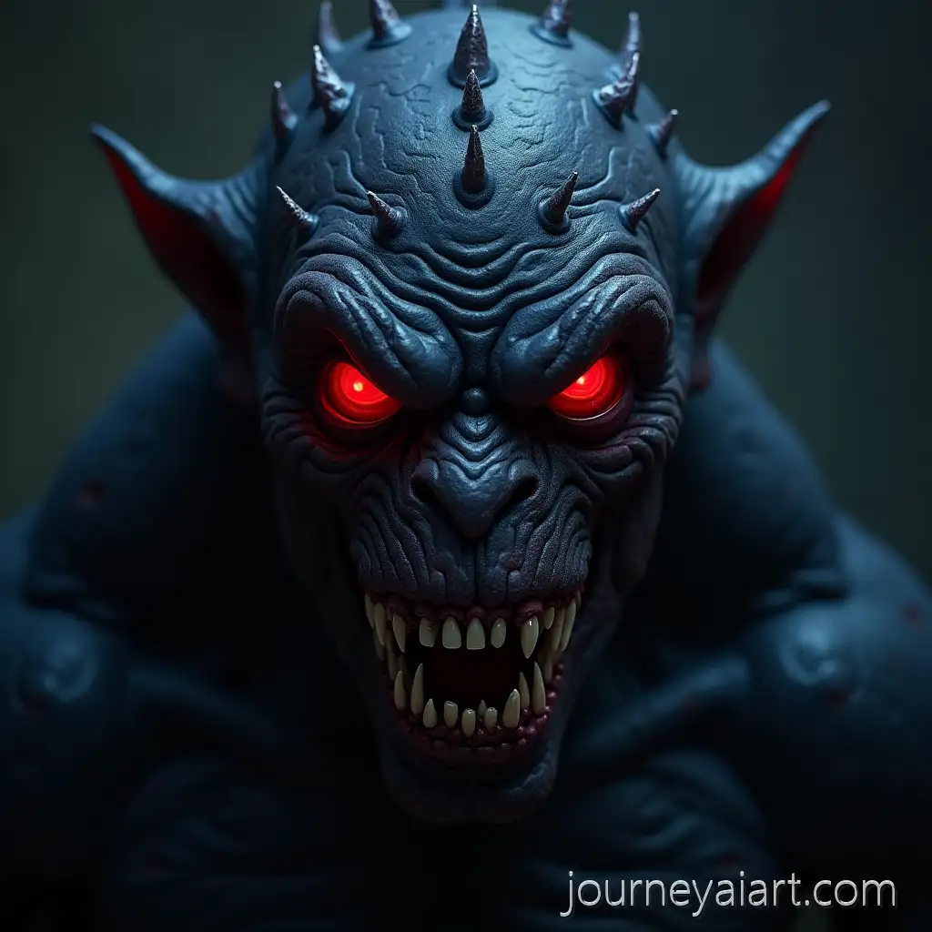 HyperRealistic-Gory-Monster-with-Black-BlueAI-Art-Prompt-Expansion-and-Red-Eyes