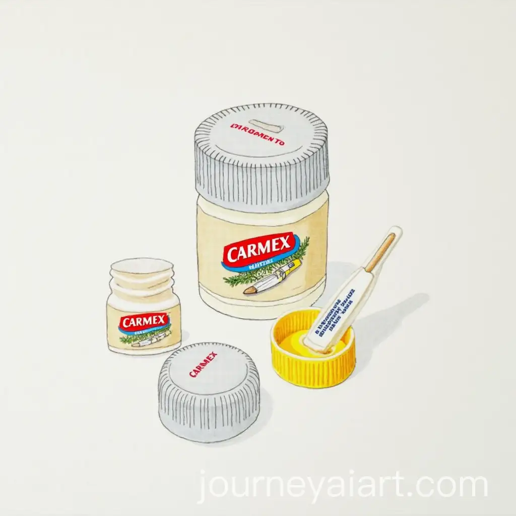 Drawing-a-Cap-with-Carmex-Moisturizer-Holders