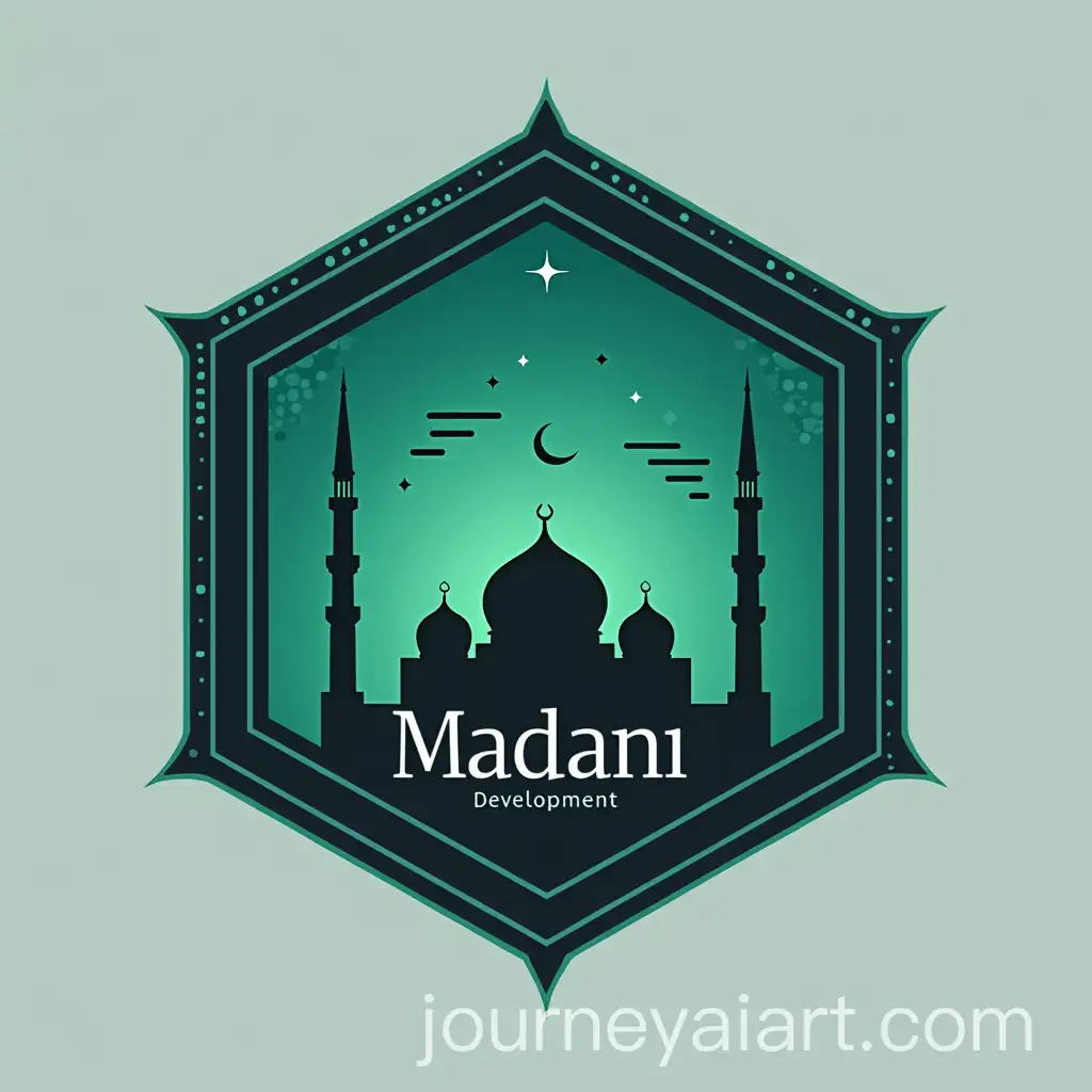 Modern-Islamic-Heritage-Meets-Technology-Logo-for-Madani-Development-YouTube-Channel