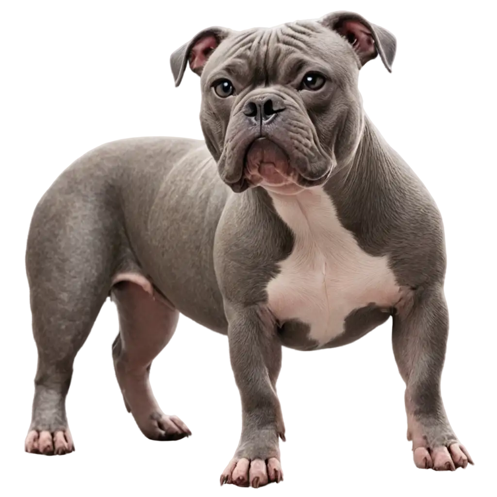 American-Bully-PNG-Image-Capturing-the-Strength-and-Grace-of-this-Iconic-Breed