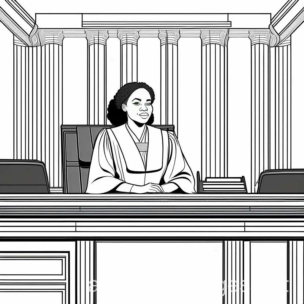 African-American-Woman-Judge-Coloring-Page-for-Kids