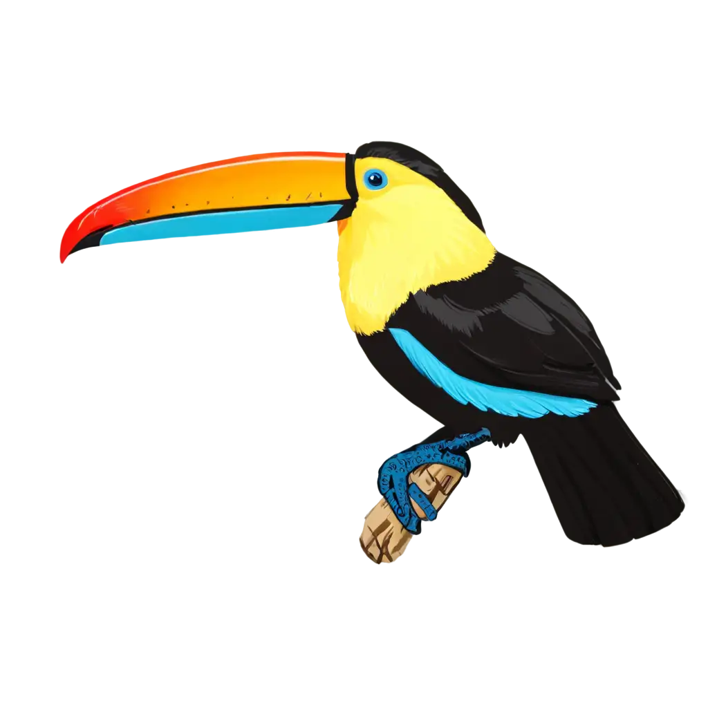 Toucan bird sticlet