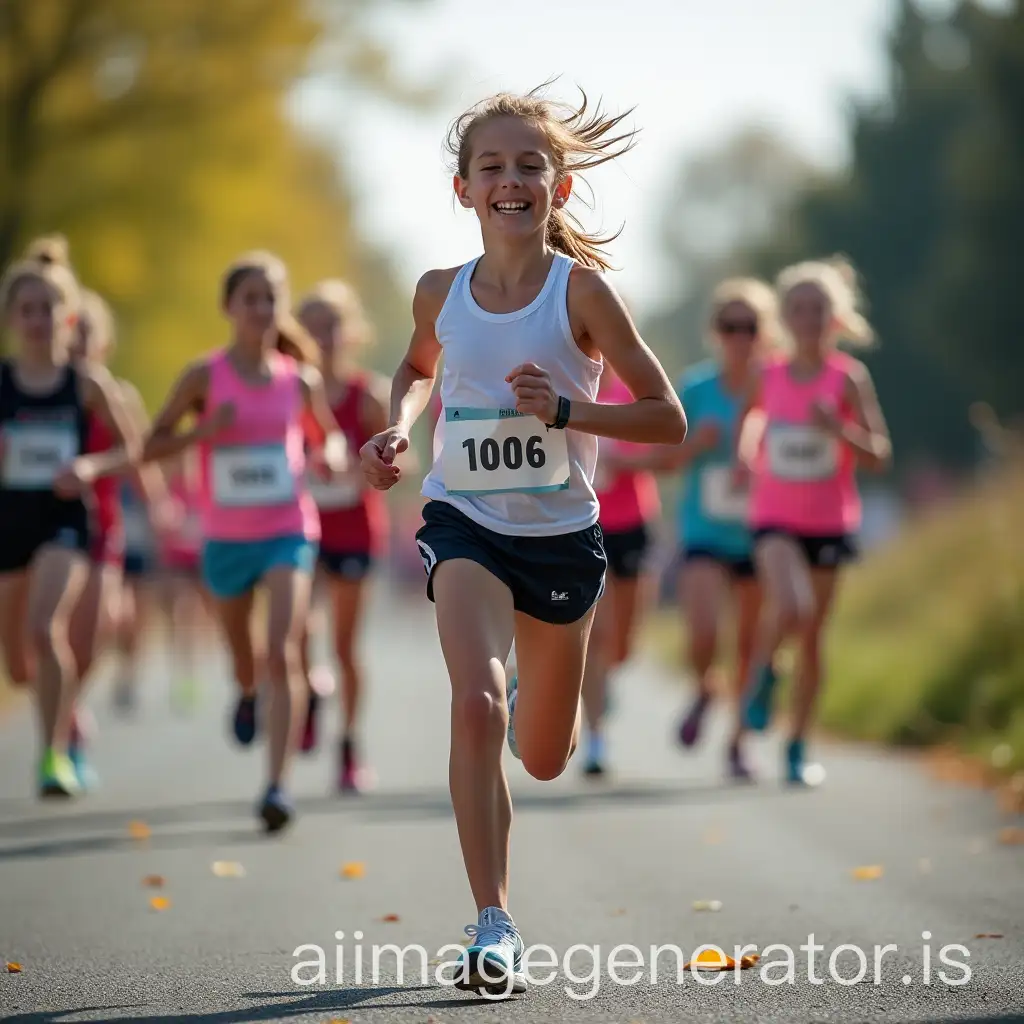 Girls-Competing-in-a-Marathon-Race-Outdoors
