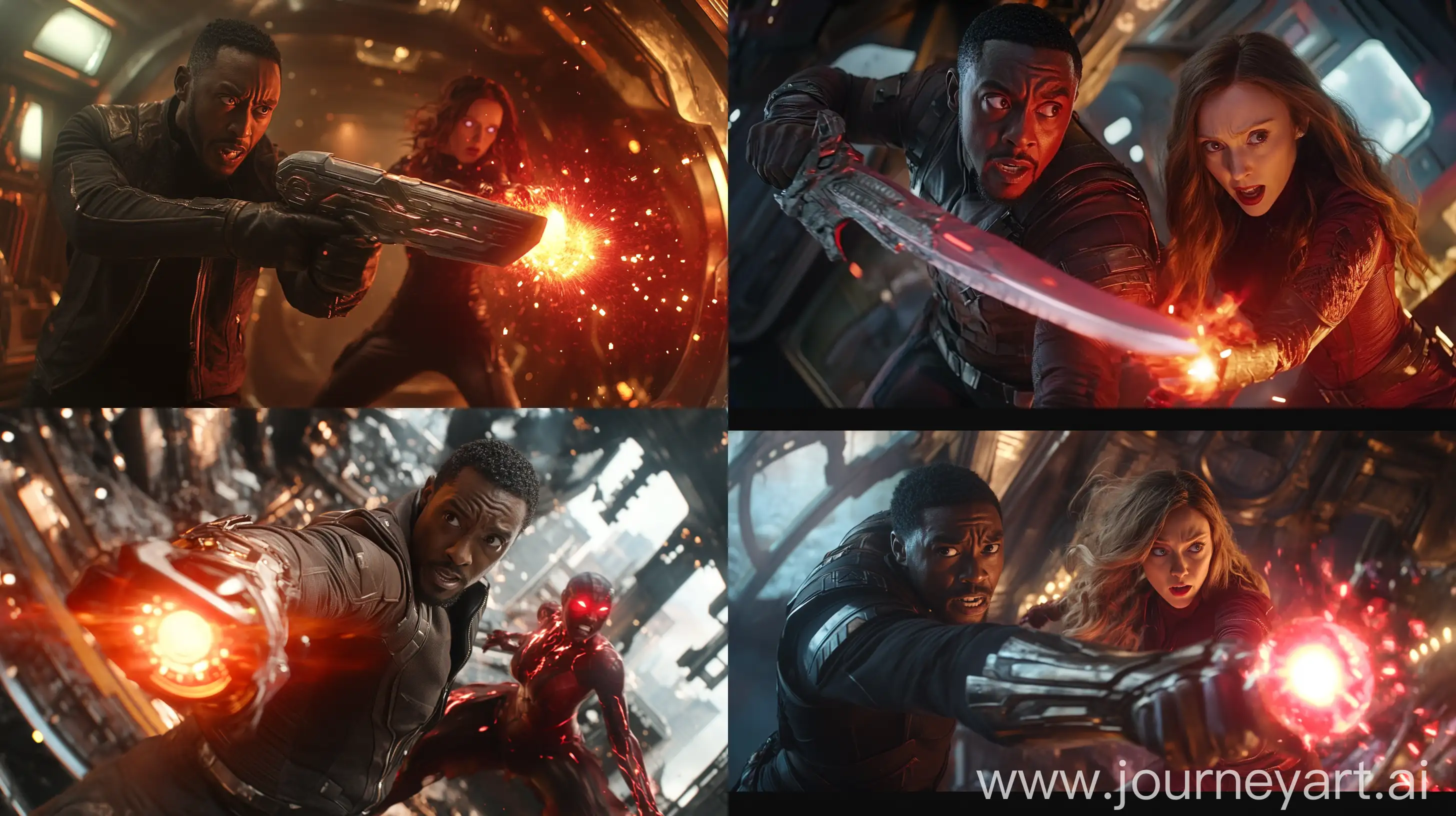 Blade-and-Scarlet-Witch-in-Avengers-Spaceship-Battle-Scene