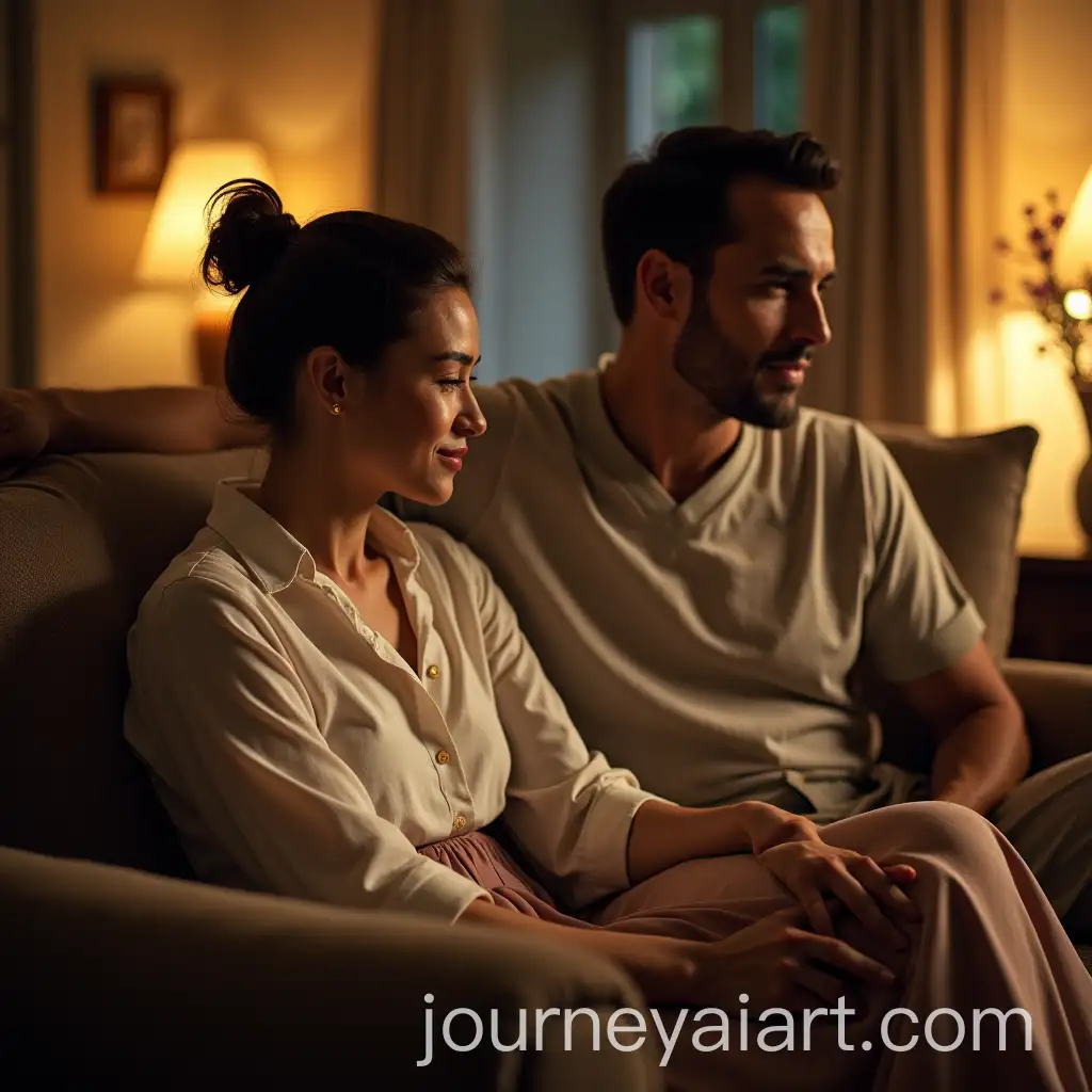 Elegant-Couple-in-a-Cozy-Living-Room-with-Soft-LightingAI-Image-Prompt-Expansion