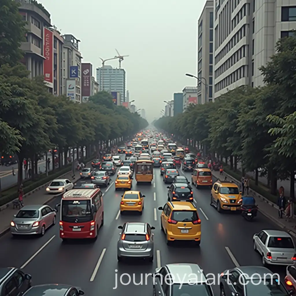 Bustling-Traffic-Scene-in-Dhaka-City