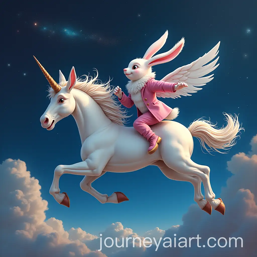 Evil-Rabbit-Jumping-Over-Unicorn-in-Outer-Space