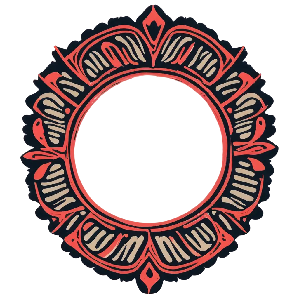 Batak-Tribal-Circle-Logo-PNG-with-Carvings-and-Symbols-in-Red-White-and-Black-Colors