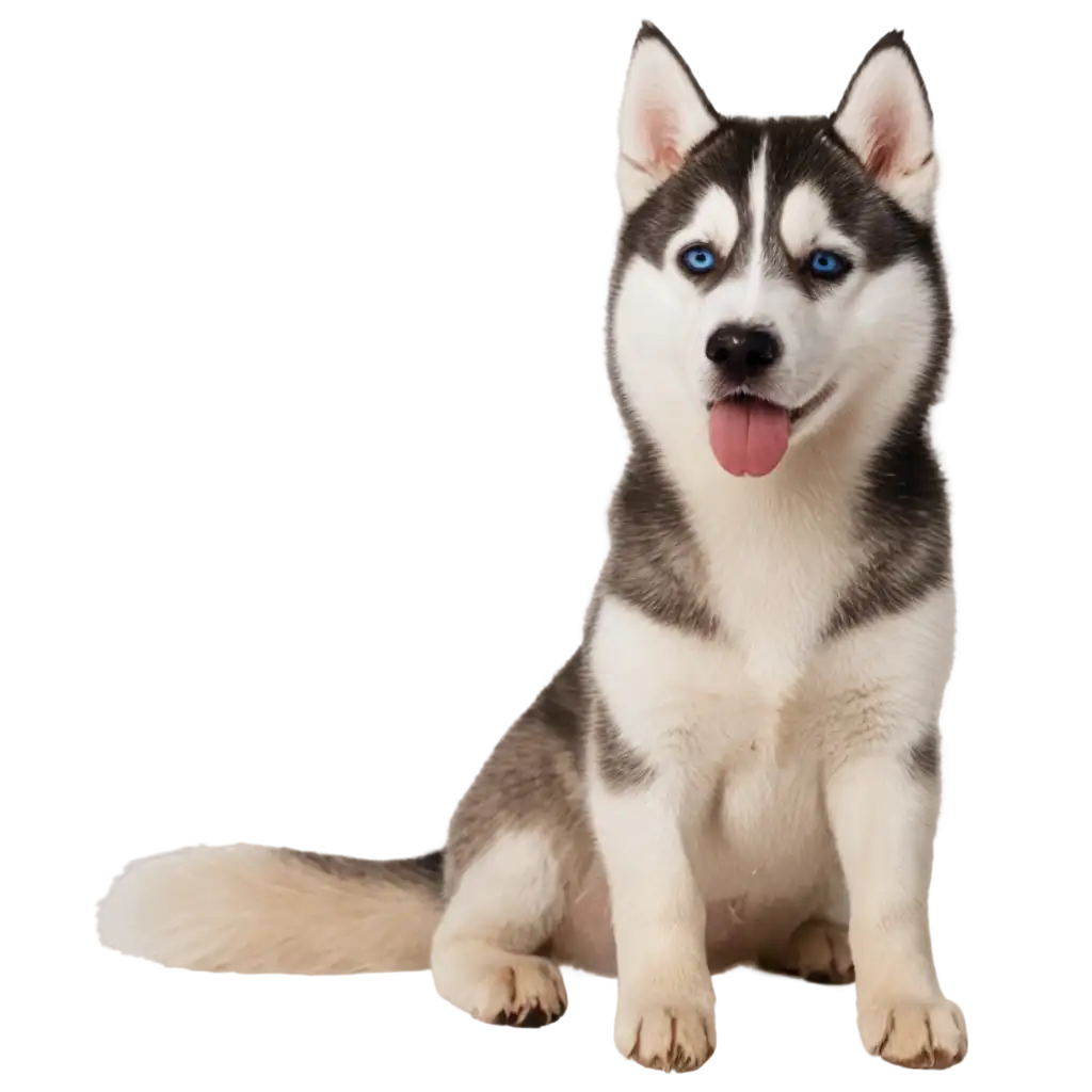 HighQuality-PNG-Image-of-a-Majestic-Husky-Dog