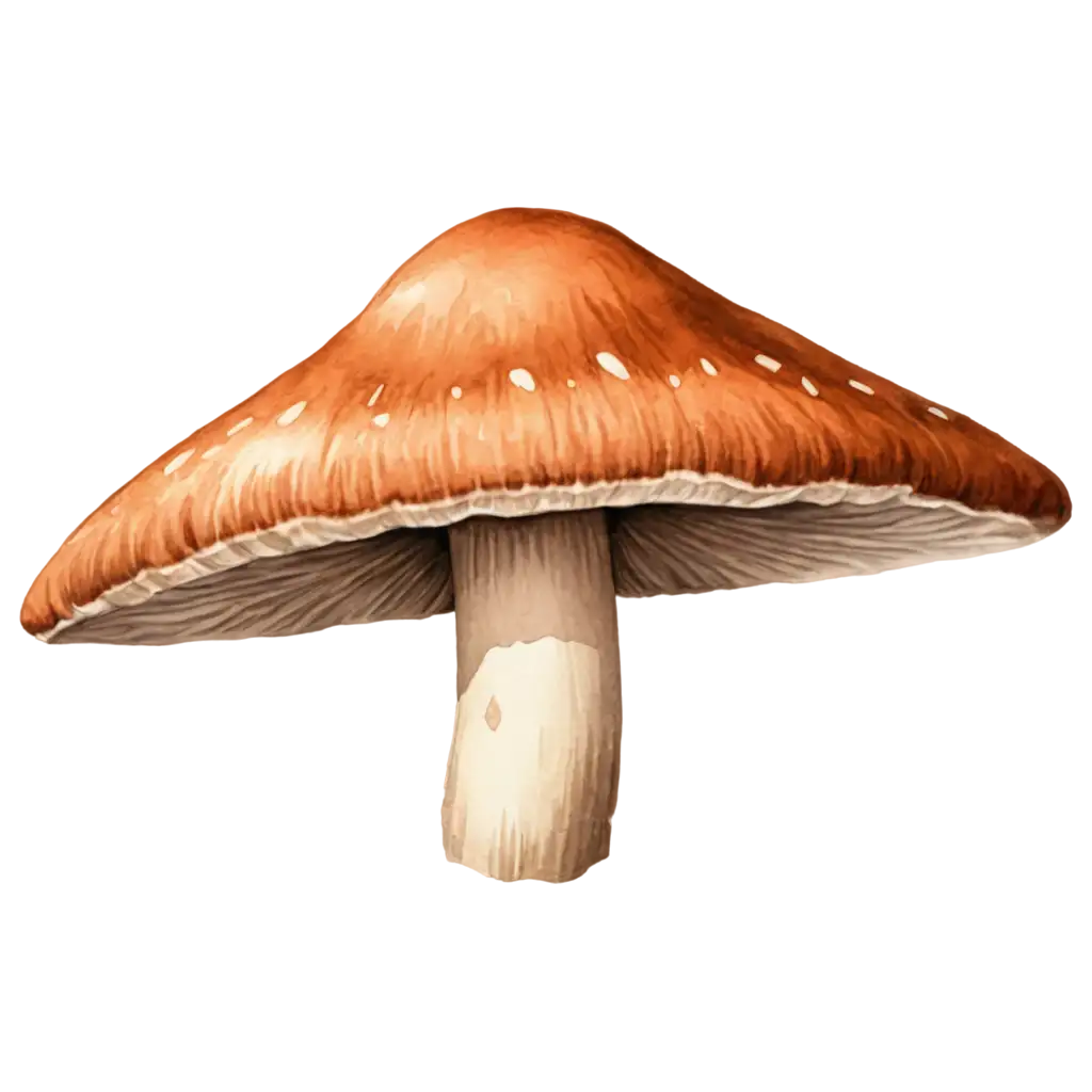 Watercolor-Mushroom-PNG-Stunning-Digital-Art-for-Creative-Projects