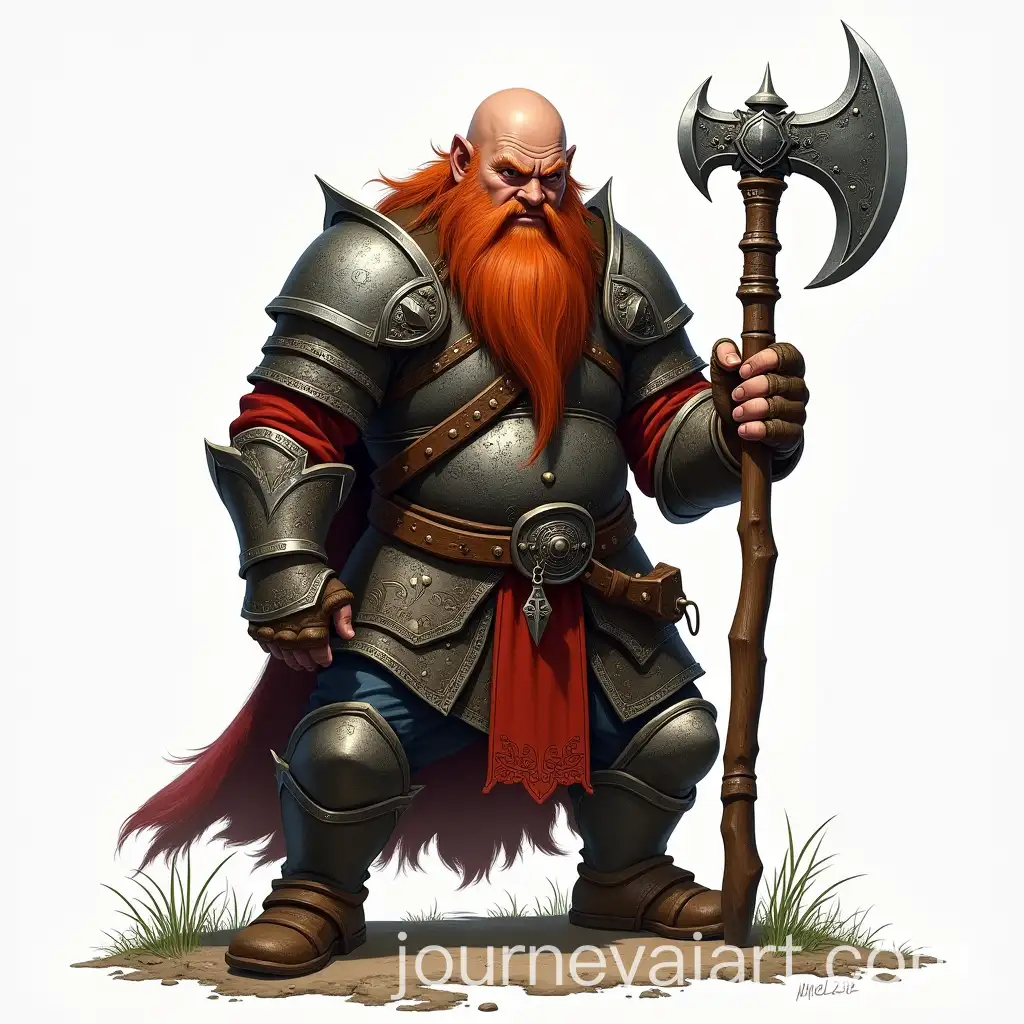 Dwarf-Warrior-in-Ornate-Armor-Holding-anAI-Art-Prompt-Expansion-Axe-in-Medieval-Fantasy-Setting