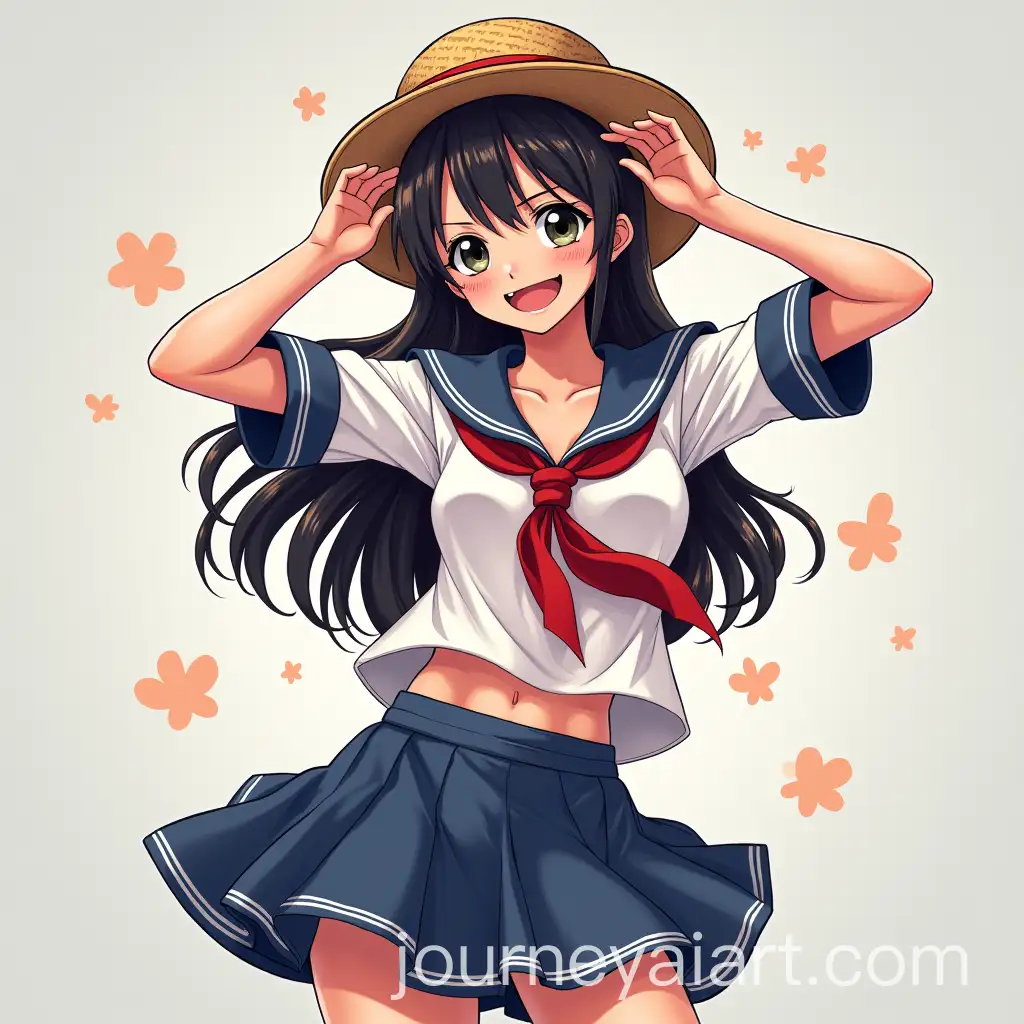 Stylish-FemaleAI-Image-Prompt-Expansion-Sailor-Suit-with-One-Piece-Powers