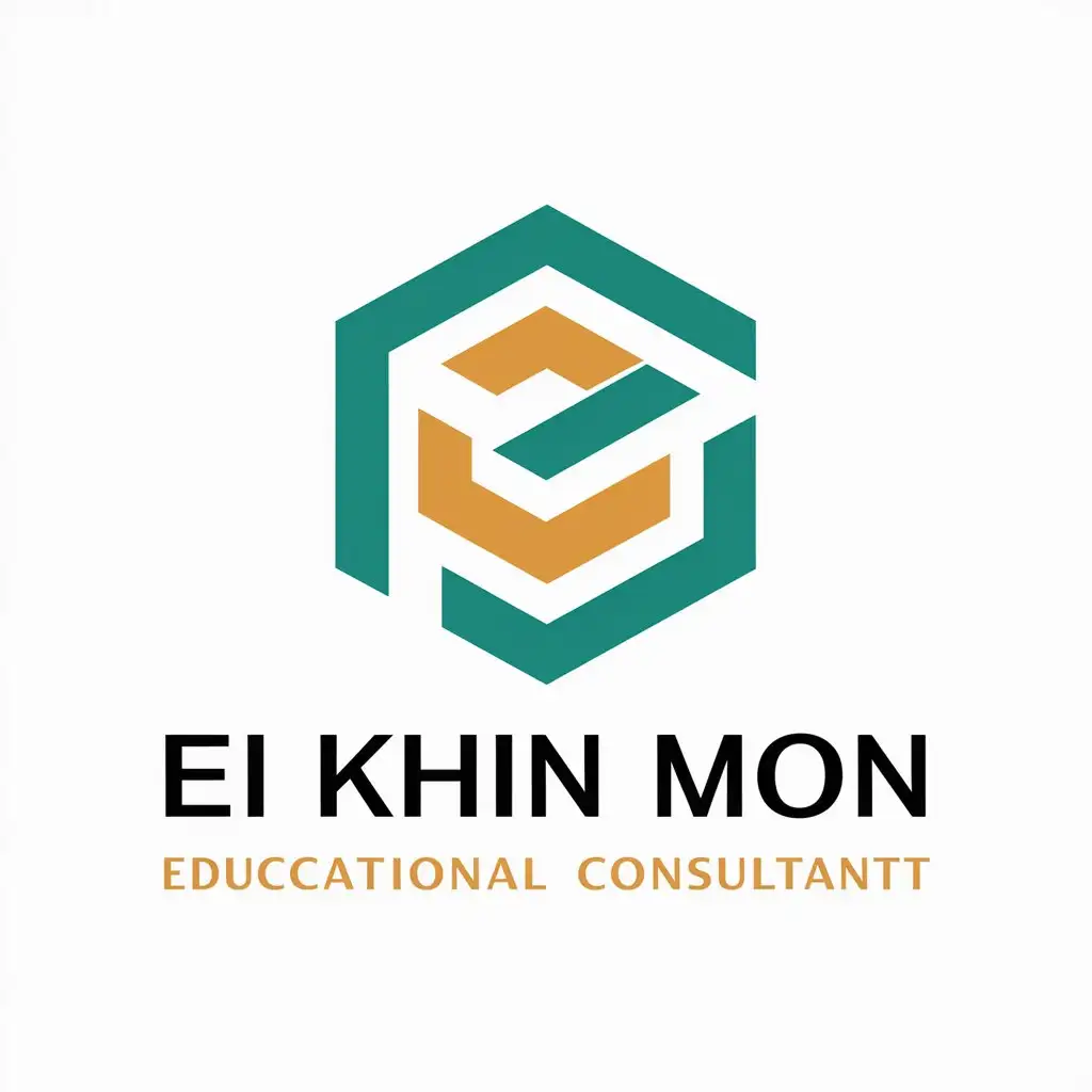 LOGO Design for Ei Khin Mon Educational Consultant Theme with Clear Background