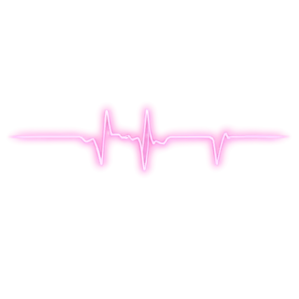 Shiny-Pink-Heartbeat-Straight-Line-PNG-Vibrant-Clean-Design-for-Digital-Use