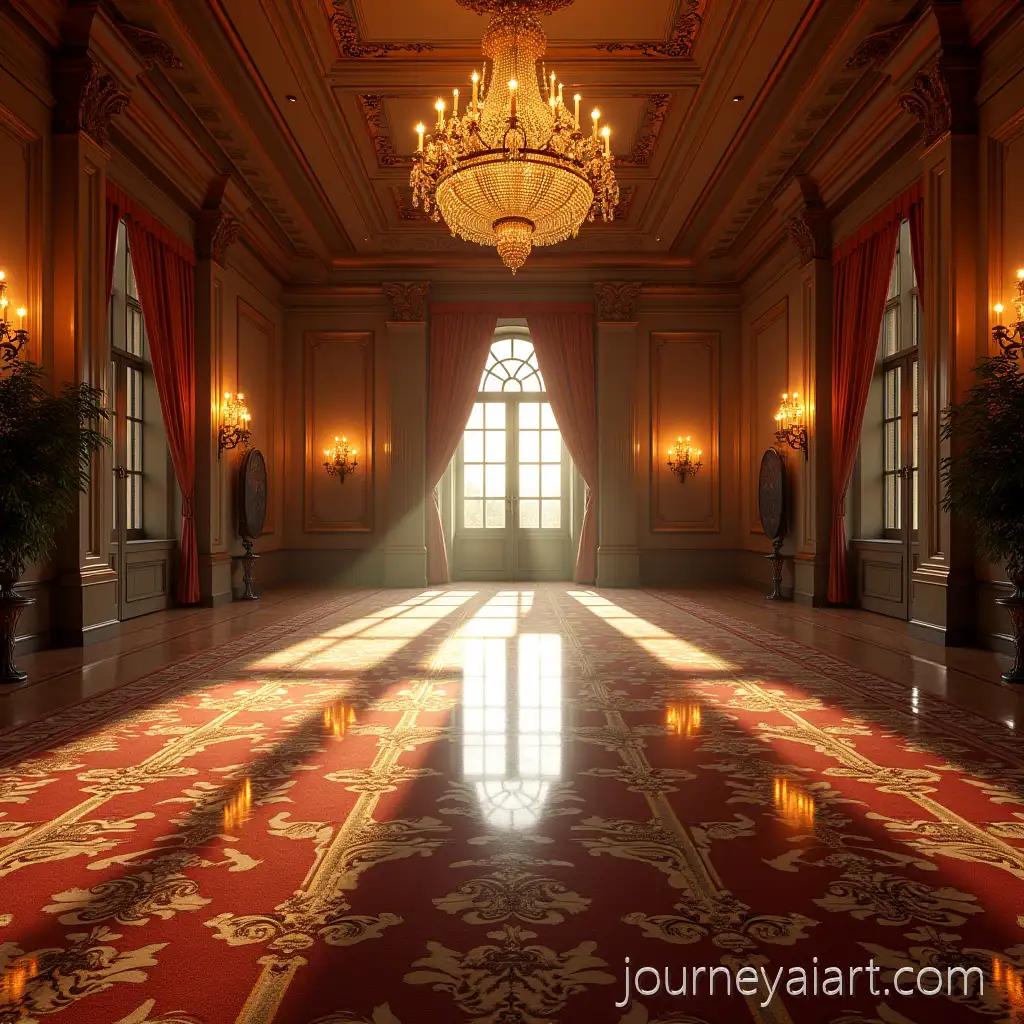 Luxurious-Grand-Ballroom-with-Crystal-Chandeliers-and-Elegant-Decorations